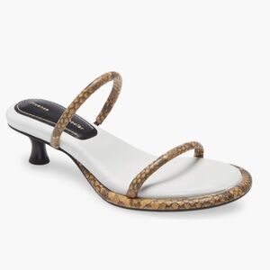 PROENZA SCHOULER The Pipe Double Band Slide Sandal